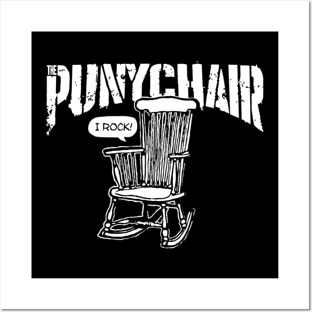 The Puny Chair Wall Art by d4n13ldesigns